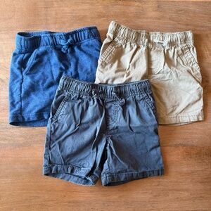 💥2/$20 Cat & Jack Kids Shorts Set - Blue, Tan - 2T